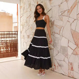 Zingj Summer New Simple Sexy Corrugated