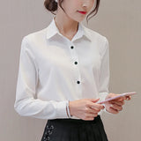 Daifei 2023 Spring / Summer New Korean Version Of Slimming, Large Size, Bottom Fashion Shirt, Long-Sleeved