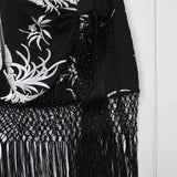 New Tassel Embroidery Fashionable Gauze Cage Skirt