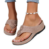 Asia's New Hollow Slope And Flip-Flops Of Summer Large-Size Rivet Flower Clip Beach Cold