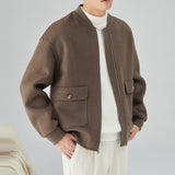 Bubble Leather Locomotive Jacket Loose PU Leather Coat Oversize New High-End Simple Autumn
