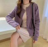 Zingj Autumn And Winter New Cashmere Knitted Cardigan Woman Loose Gentle Wind Outside Wearing Long-Sleeved Knitted Sweater Coat