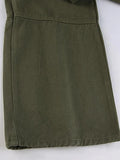 Pocket Patched Straight Cargo Jeans- Outfit