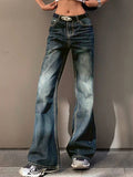 Vintage Washed Ripped Boyfriend Flared