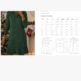 2025 Leisure Long-Sleeved POLO Collar Dress