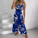 Zingj Women's Style Summer Print Slip Trousers