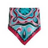 Summer Halter Scarf Blouse Printed Vertical Trousers