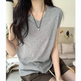 New Side Pleated Leisure Vest For Women In Spring And