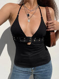 halter cami top with
