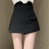 Style Bow Back Vest Sleeveless Top + High Waist Wide Leg Shorts Two-piece Short Sets Summer Top Women Outfit