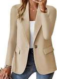 Zingj WISH Hot Style Autumn Long Sleeve Solid Color Cardigan Small Suit Jacket