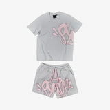 Hip Hop Men's And Women's Alphabet Printed Loose Short-Sleeved Blouse Men's Summer Trend Card Leisure