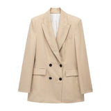 Autumn And Winter Straight Trousers Double Buckle Suit Vest Three Sets Of New Women's Fashion Commuting