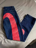 Hip Hop Sells Straight Jeans Retro Street Lovers Print High Street Men's Punk