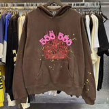 Printed High Street Couple Loose Hooded Sweater Leisure Trousers Sports