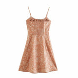Zingj 2023 New Women's Print Sling Medium And Long Dress Women's