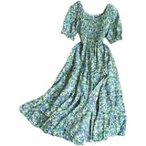 Zingj Broken Flowers Tighten Short-Sleeved