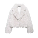 Women's Winter New Fashion Environmentally Friendly Artificial Fur Short Coat