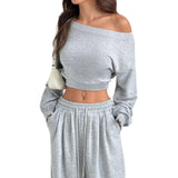 Women's Clothing 2025 Autumn And Winter New Fashion Tops Fit Casual Trousers