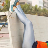 Skinny Pants Fashion Women Stretchy Leggings Sport Sweatpants Colorful Glossy Trousers Women Thin Elastic Joggers 25551 211-1-Outfit