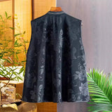 Black Loose Outer Shoulder Women's 2023 Autumn Fashion Embroidered Jacquard