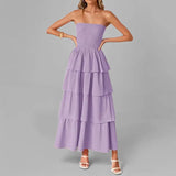 2025 New Women's Temperament Fashion Thromboic Long Dress