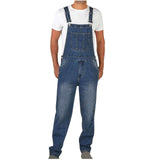 Retro Design Sense Jeans Overalls Men Straight Tube Loose Overalls Jumpsuit-Outfit