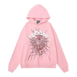 Printed High Street Couple Loose Hooded Sweater Leisure Trousers Sports