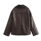 Women's New Autumn And Winter Loose Fur Warm Jacket Women's Cotton