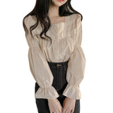 Fashion Long Sleeve Blouses Female Shirt Tops Casual Blouses Women