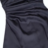 Pleated Satin Dress 2023 New Summer Dress With Elegant Style And High Sense Of