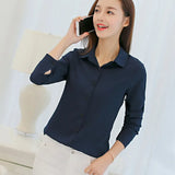 Daifei 2023 Spring / Summer New Korean Version Of Slimming, Large Size, Bottom Fashion Shirt, Long-Sleeved