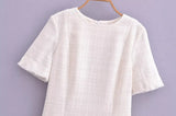 New Style French Commuter Ring Velvet Fringed Dress