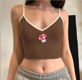 Embroidered Small Camisole TopOutfit