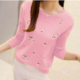 Sweater Women Embroidery Knitted Winter Women Sweater And Pullover Female Tricot Jersey Jumper Pull