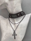 Gothic Cross Choker