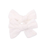 2021 New Cotton Linen Print Hair Clips For Cute Baby Girls BB Boutique Hairpins Barrette Headwear Kids Hair
