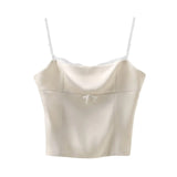 New Silk Satin Textured Underwear Printed Blouse