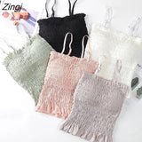 Women All-match Ruffles Female Summer Candy Color Ulzzang Sweet Preppy Style New Hot Sale Basic Mujer De Moda Soft