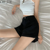 Women Cool Sexy High Waist A-line Patchwork All-match Ins Popular Daily Basic Office Lady Casual Korean Style Mini