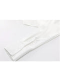 Women's White Shirt Vintage Long Sleeve Single Breasted Loose Office Ladies Female Elegant Slim All-match Blouses Chic Top