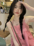 Camis Women Backless Hotsweet Summer Design Simple All-match Loose Casual Student Fashion Korean Style Lace-up Popular