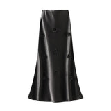 Style Three-Dimensional Flower Long Skirt Summer New Set Of Thin Skirt Long Dress