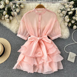 Zingj Chic Blouse Women's Autumn Wear New Lotus Leaf Edge Foreign Style Senior Design Sense Bow Tie Minority