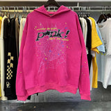 Printed High Street Couple Loose Hooded Sweater Leisure Trousers Sports