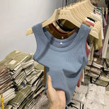 Threaded Sling Sports Vest Women Wear A Suit With A Bottom To Prevent Smooth And Sleeveless Jacket In
