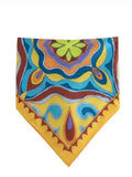 Summer Halter Scarf Blouse Printed Vertical Trousers