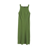 New Spring Holiday Style Forked Suspender Dress
