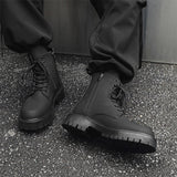 Zingj Men's British Boots Black Chelsea