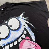 Men's T-Shirts Blutosatire Billdog Oversized T-Shirts Personalized Print High-Collar Sports Couples Short